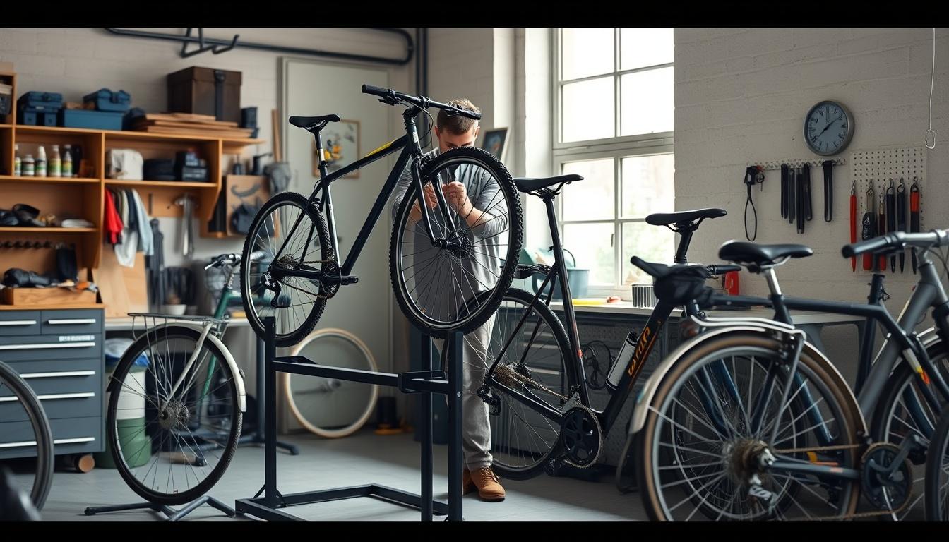 Fahrradservice mit klarer Prüfung
